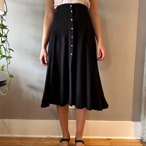 ASOS Black MIDI Skirt